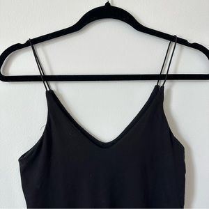 Black tank bodysuit